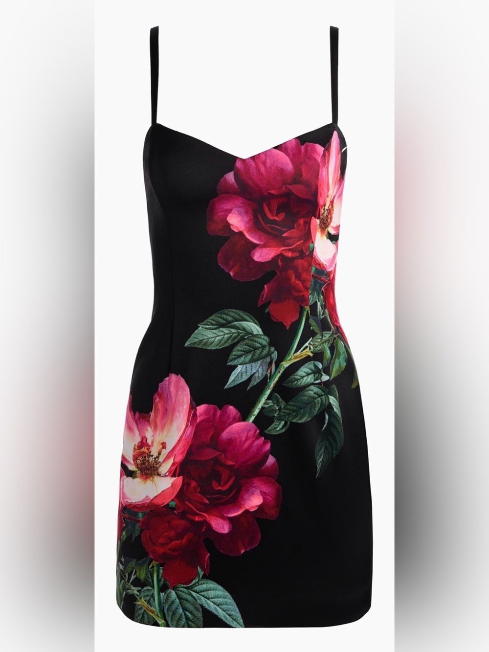 Alice + Olivia Nina Floral Sweetheart Minidress - Picture 6 of 10